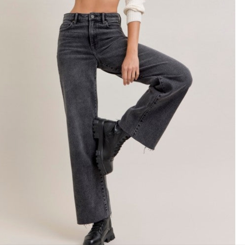 Levis Dad Jean Gray Black Women's Jeans Size 24